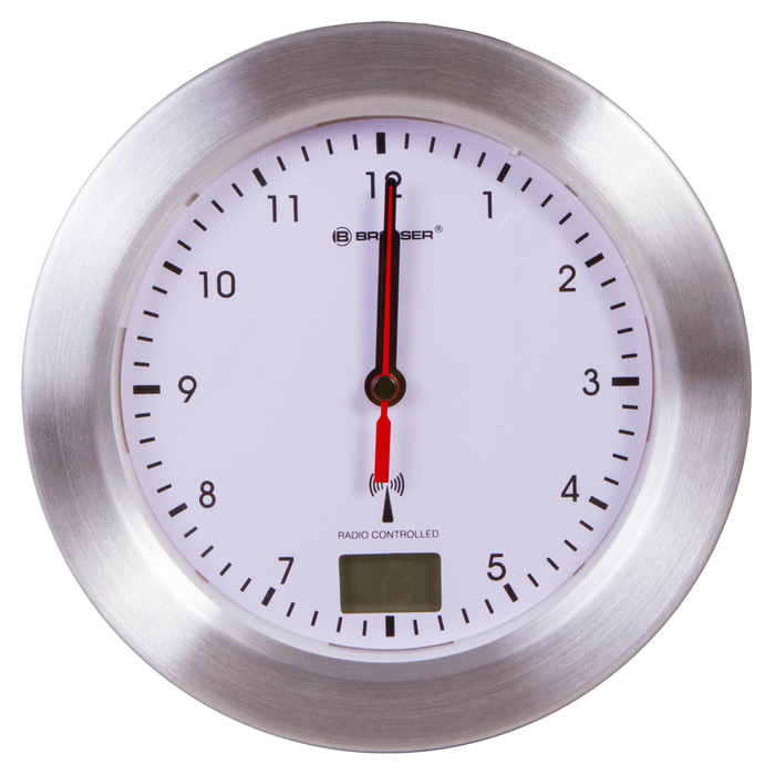 Проекционные часы Bresser MyTime Bath водонепроницаемые (белые)