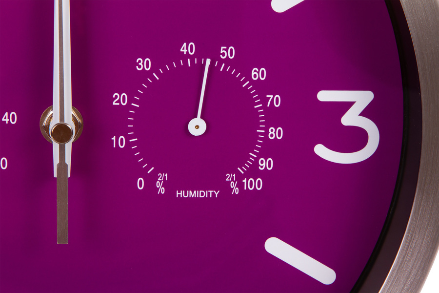 Проекционные часы Bresser MyTime ND DCF Thermo/Hygro, 25 см, фиолетовые Bresser MyTime ND DCF Thermo/Hygro, 25 см, фиолетовые - фото 4
