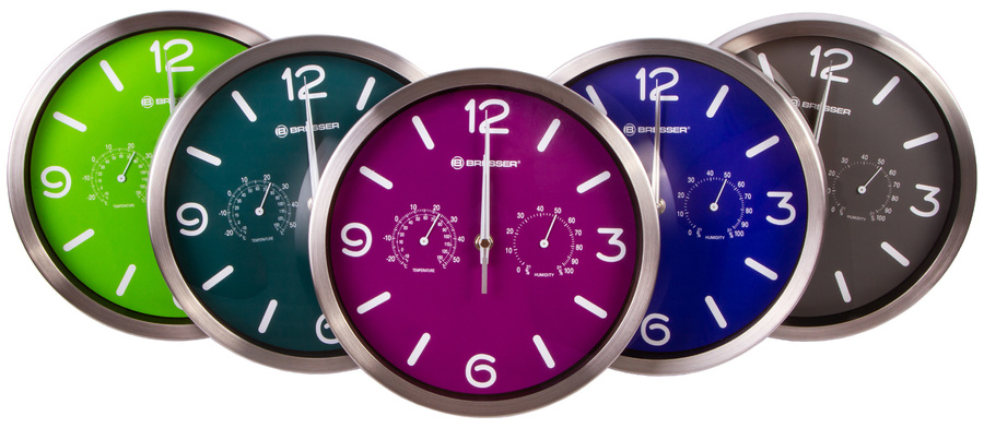 Проекционные часы Bresser MyTime ND DCF Thermo/Hygro, 25 см, фиолетовые Bresser MyTime ND DCF Thermo/Hygro, 25 см, фиолетовые - фото 9