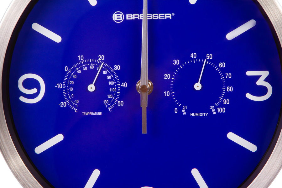 Проекционные часы Bresser MyTime ND DCF Thermo/Hygro, 25 см, синие Bresser MyTime ND DCF Thermo/Hygro, 25 см, синие - фото 5