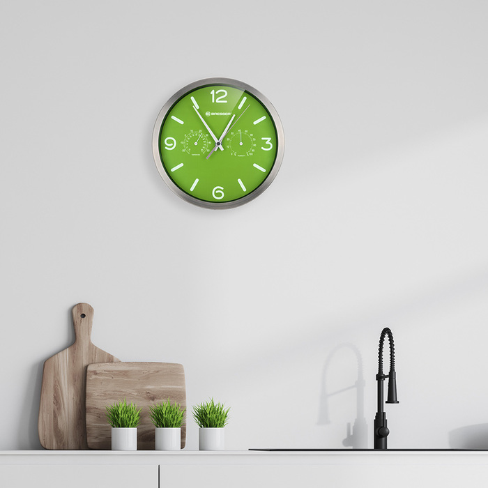Проекционные часы Bresser MyTime ND DCF Thermo/Hygro, 25 см, зеленые Bresser MyTime ND DCF Thermo/Hygro, 25 см, зеленые - фото 9