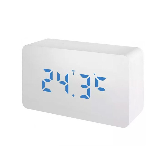 Проекционные часы Bresser MyTime W Color LED Blue, белые - фото 3