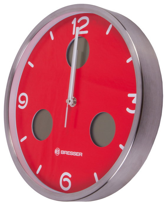 Проекционные часы Bresser MyTime io NX Thermo/Hygro, 30 см, красные Bresser MyTime io NX Thermo/Hygro, 30 см, красные - фото 2