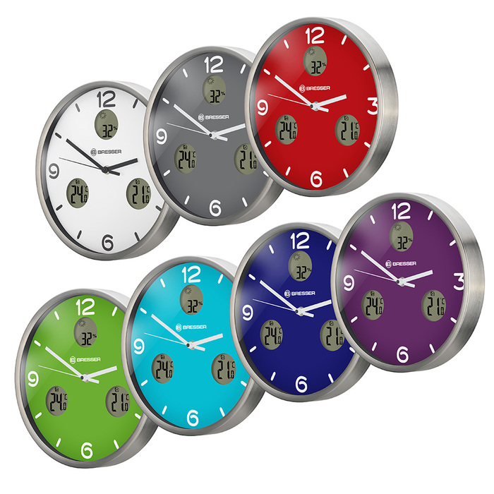 Проекционные часы Bresser MyTime io NX Thermo/Hygro, 30 см, красные Bresser MyTime io NX Thermo/Hygro, 30 см, красные - фото 9
