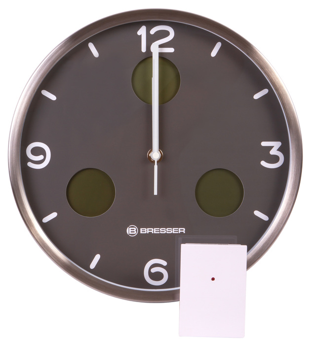 Проекционные часы Bresser MyTime io NX Thermo/Hygro, 30 см, серые Bresser MyTime io NX Thermo/Hygro, 30 см, серые - фото 6