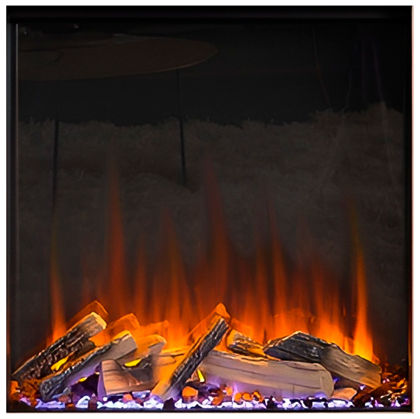 Широкий очаг 3D British Fires подвесная люстра seven fires кэтрин sf0002 8pm mgd