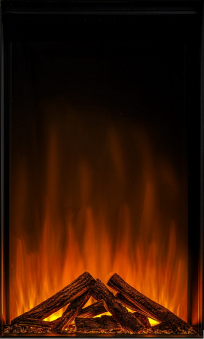 Широкий очаг 3D British Fires New Forest Tall Deluxe Knightwood, цвет черный
