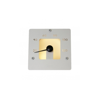Светильник CARIITTI Гигрометр SQ (белый) с подсветкой cariitti термометр гигрометр белый