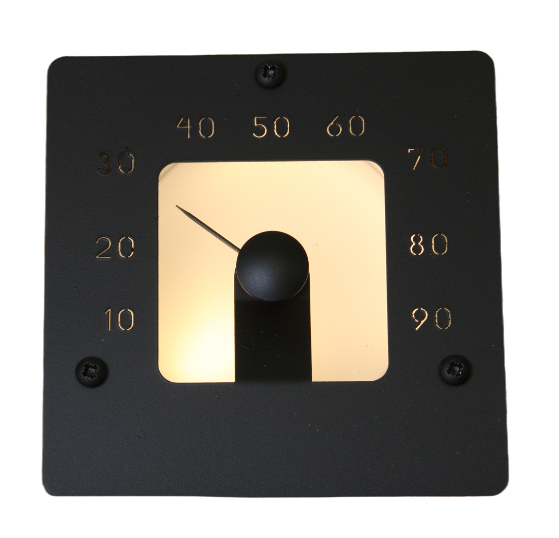 С подсветкой CARIITTI Гигрометр SQ (черный) с подсветкой cariitti термометр гигрометр белый