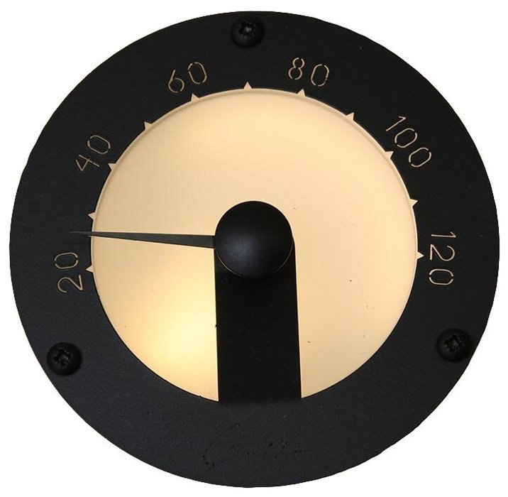 С подсветкой CARIITTI Термометр (черный)