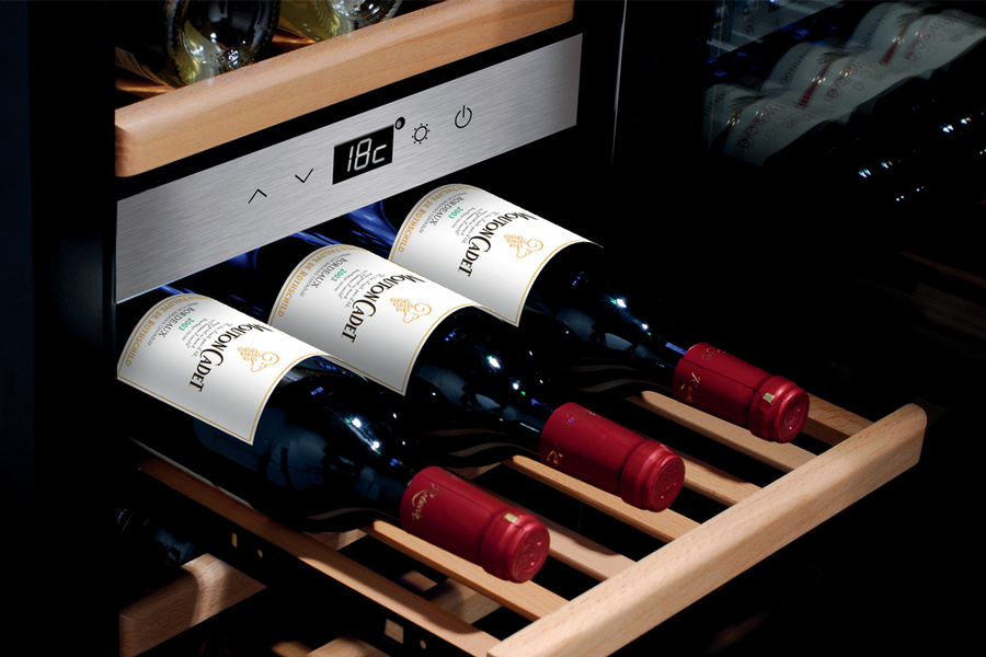 Отдельностоящий винный шкаф 22-50 бутылок CASO WineComfort 24, цвет серый - фото 3