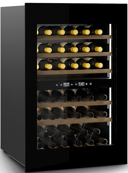 Отдельностоящий винный шкаф 22-50 бутылок CASO WineDeluxe WD 41, цвет черный - фото 2