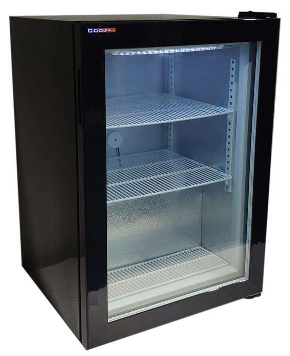 Морозильный шкаф COOLEQ UF100G, размер 440х380/440х170, цвет черный