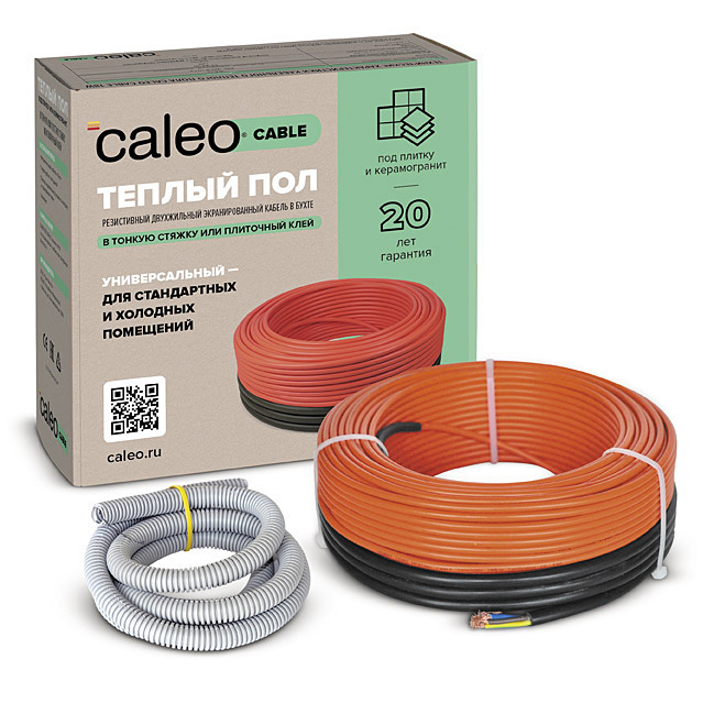 Нагревательный кабель 2 м2 Caleo Cable 10W-32