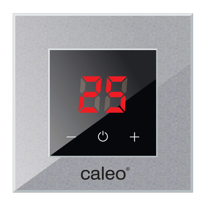 Терморегулятор для теплого пола Caleo Nova (алюминиевый) терморегулятор caleo nova серебристый