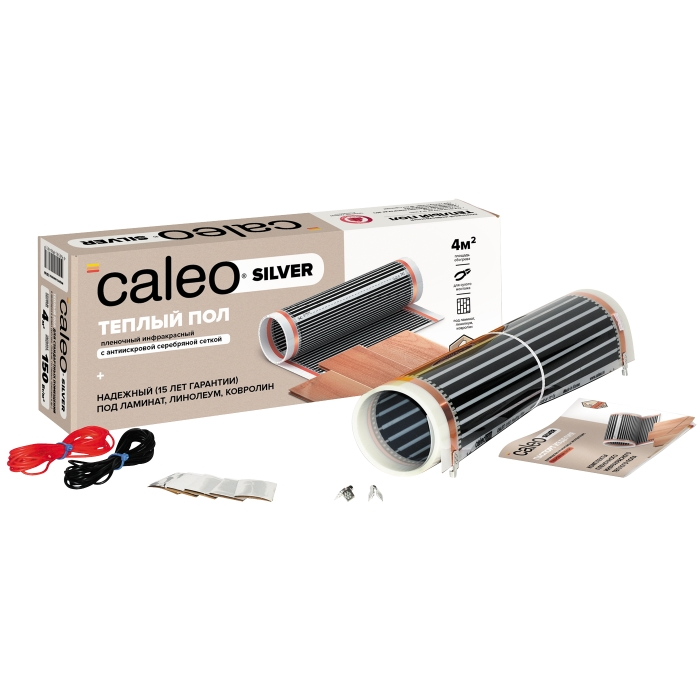 Пленочный теплый пол 15 м<sup>2</sup> Caleo терморегулятор для теплого пола caleo
