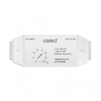 Терморегулятор для теплого пола Caleo UTH-HC4K терморегулятор для теплого пола сaleo uth 180 sm электронный цвет белый