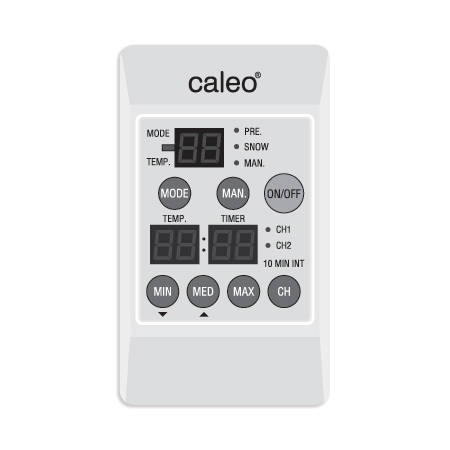 Комнатный блок управления Caleo терморегулятор для теплого пола caleo c732 цифровой серебристый