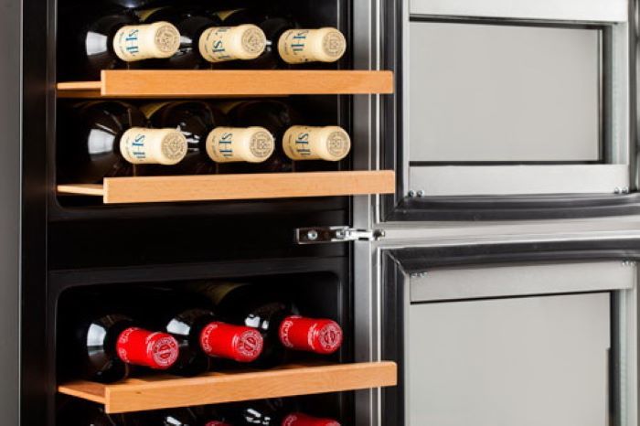 Отдельностоящий винный шкаф 12-21 бутылка Cellar Private CP021-2E, цвет чёрный - фото 4