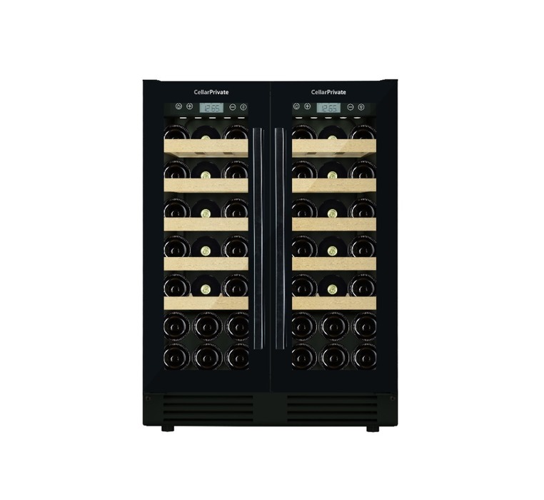 Встраиваемый винный шкаф 22-50 бутылок Cellar Private машина металлическая nissan gt r r35 1 32 открываются двери инерция белый