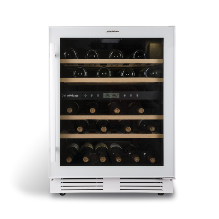 Встраиваемый винный шкаф 22-50 бутылок Cellar Private CP043-2TW, цвет белый - фото 2
