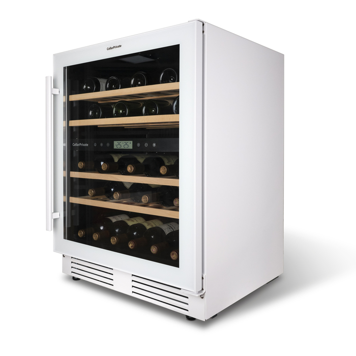 Встраиваемый винный шкаф 22-50 бутылок Cellar Private CP043-2TW, цвет белый - фото 3