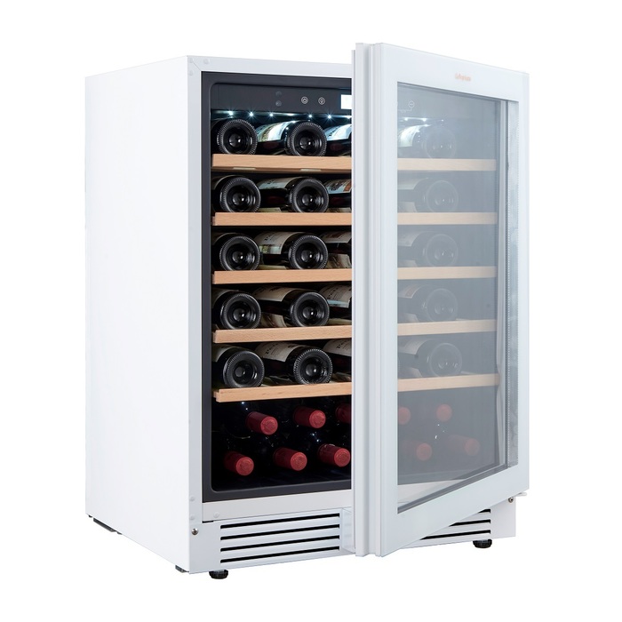 Встраиваемый винный шкаф 51-100 бутылок Cellar Private CP051-1TWH, цвет белый - фото 5