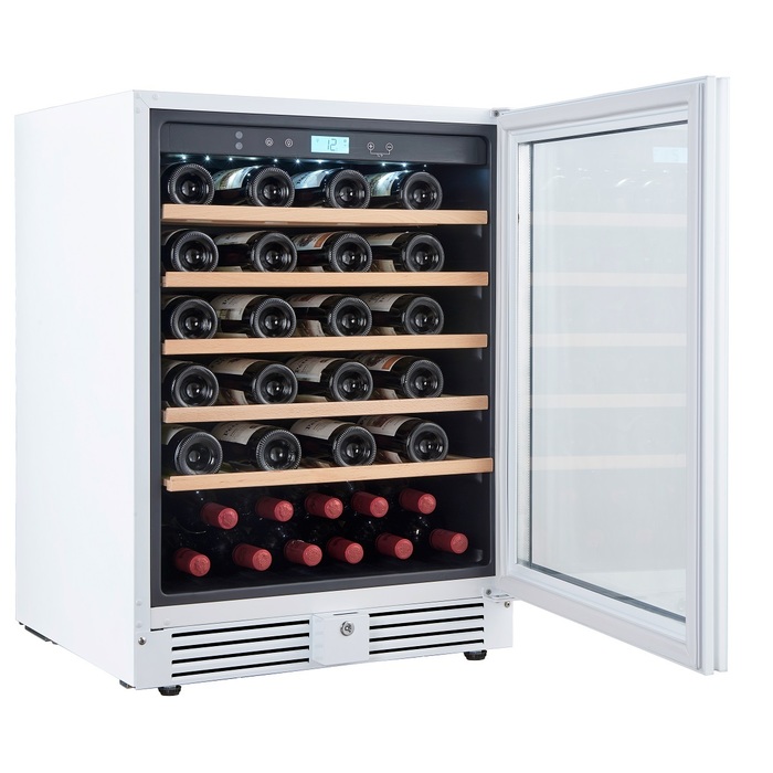 Встраиваемый винный шкаф 51-100 бутылок Cellar Private CP051-1TWH, цвет белый - фото 8
