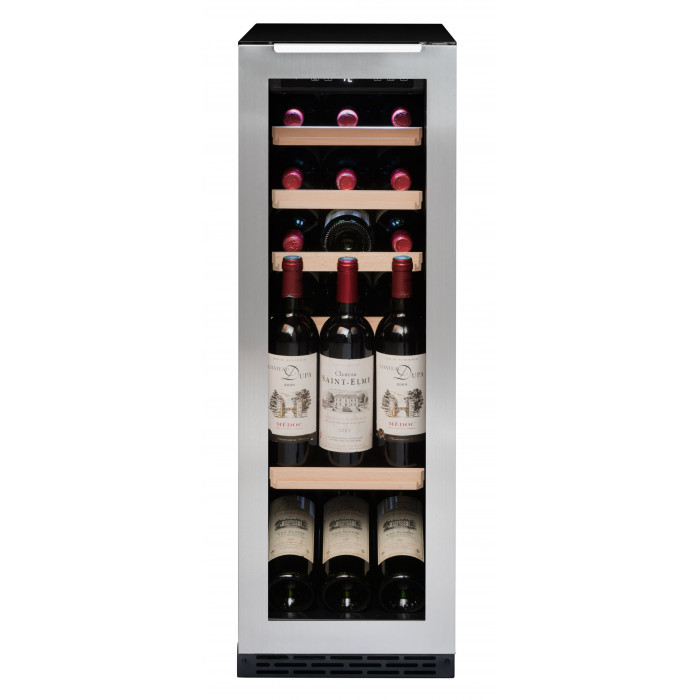 Встраиваемый винный шкаф 22-50 бутылок Avintage AVU25SXMO, цвет черный - фото 1
