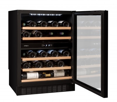 Встраиваемый винный шкаф 22-50 бутылок Avintage AVU53TDZA, цвет черный - фото 3