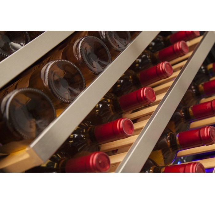 Встраиваемый винный шкаф 101-200 бутылок Cold Vine C165-KBT1, цвет черный - фото 4
