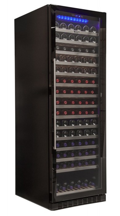 Встраиваемый винный шкаф 101-200 бутылок Cold Vine C165-KBT1, цвет черный - фото 1