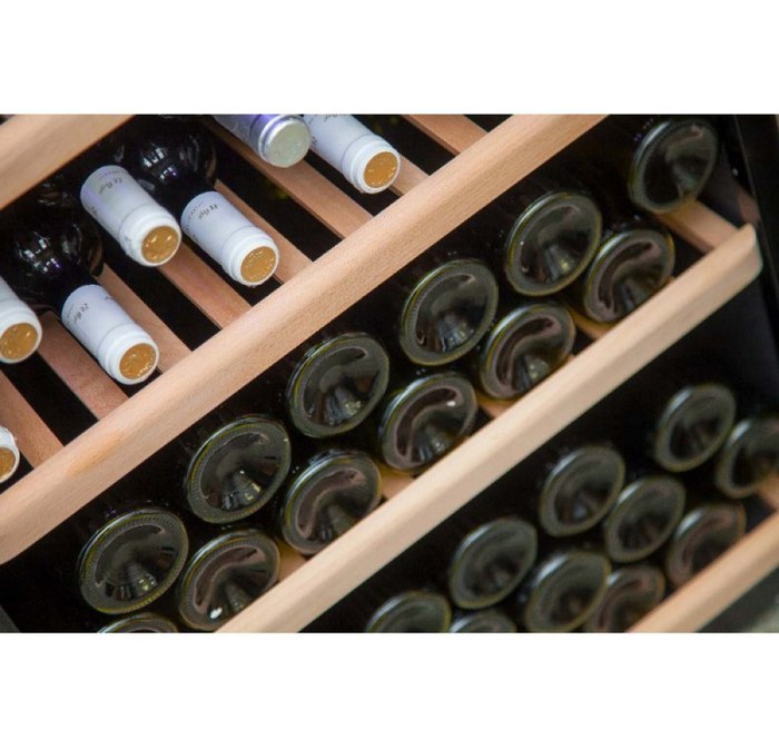 Отдельностоящий винный шкаф 101-200 бутылок Cold Vine C192-KSF1, цвет черный - фото 2