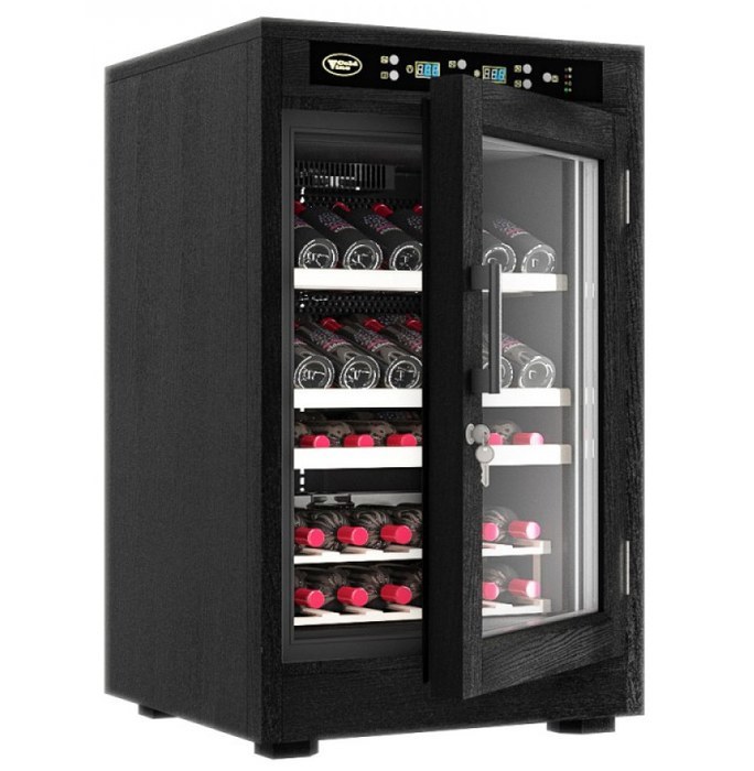 Отдельностоящий винный шкаф 22-50 бутылок Cold Vine C46-WB1 (Modern), цвет черный Cold Vine C46-WB1 (Modern) - фото 2