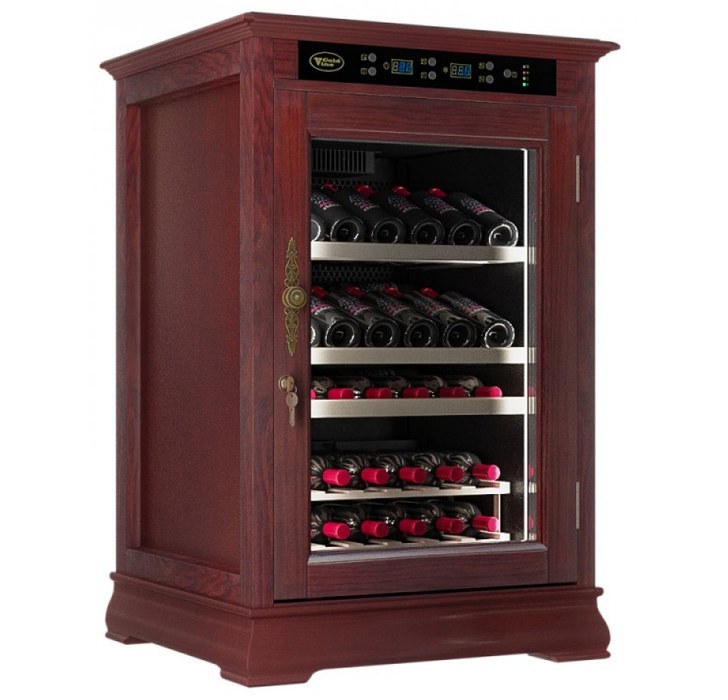 Отдельностоящий винный шкаф 22-50 бутылок Cold Vine C46-WM1 (Classic), цвет махагон Cold Vine C46-WM1 (Classic) - фото 1