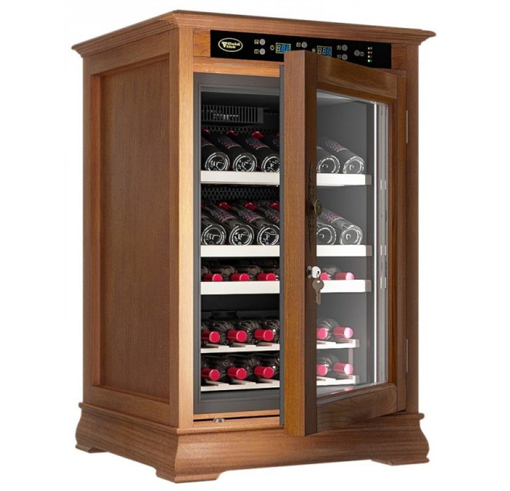 Отдельностоящий винный шкаф 22-50 бутылок Cold Vine C46-WN1 (Classic), цвет орех Cold Vine C46-WN1 (Classic) - фото 2