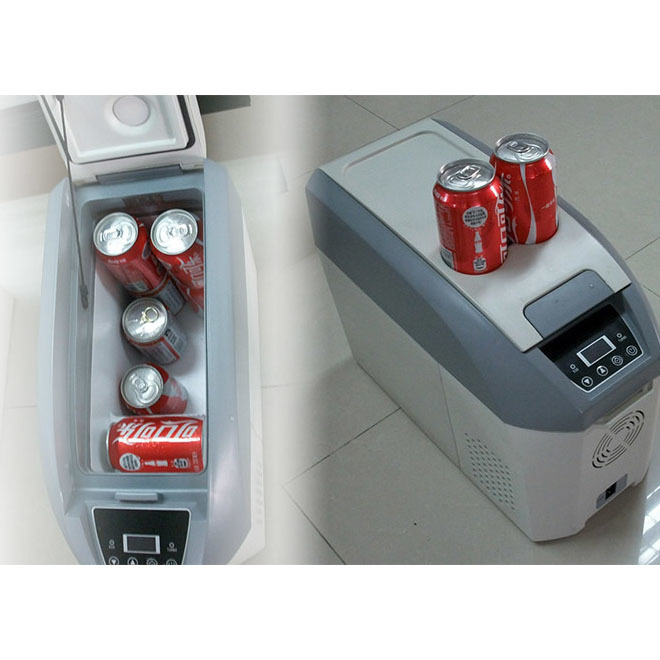 Компактный компрессорный автомобильный холодильник Colku DC10-f 10L - фото 5