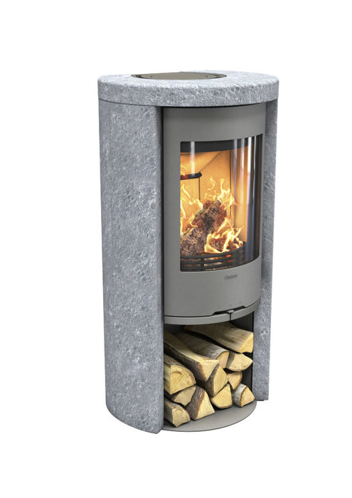 

Печь-камин Contura, Серый, Contura 520T Style, талькомагнезит, серый