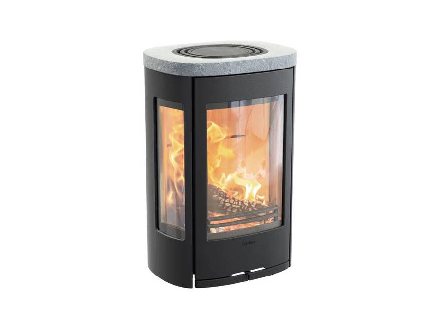 

Печь-камин Contura, Черный, Contura 856W:3 Style, чугунная дверца, черный