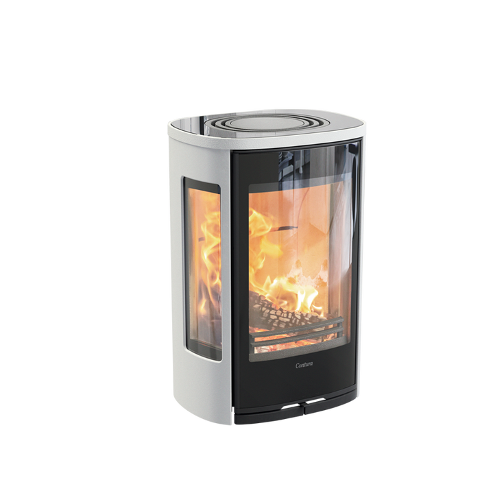 

Печь-камин Contura, Белый, Contura 856WG:2 Style, стеклянная дверца, белый