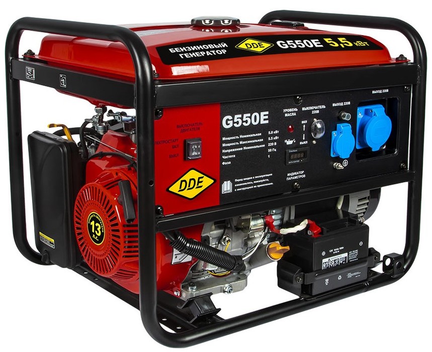 бензиновый генератор dde g550e 5500 вт Бензиновый DDE G550E