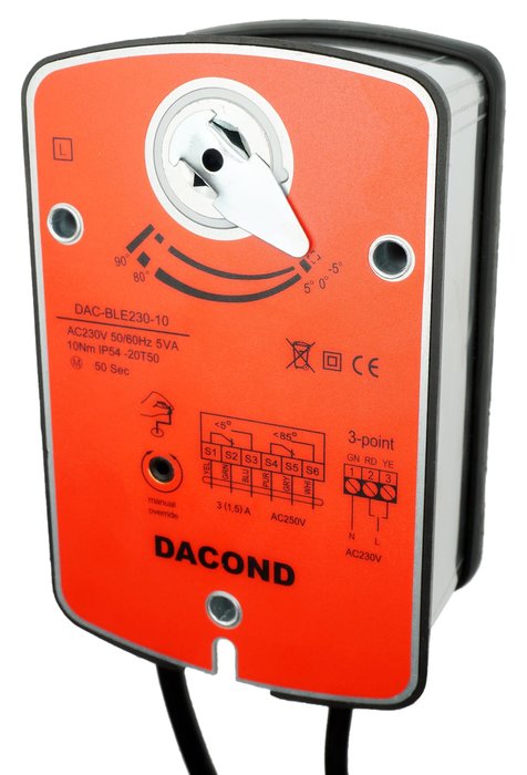 Электропривод Dacond DAC-BLE230-10, размер 12x12