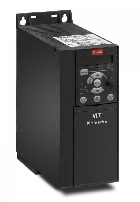 Частотный преобразователь Danfoss VLT Micro Drive FC 51 2,2 кВт (200-240, 1 фаза) 132F0007, цвет черный Danfoss VLT Micro Drive FC 51 2,2 кВт (200-240, 1 фаза) 132F0007 - фото 3