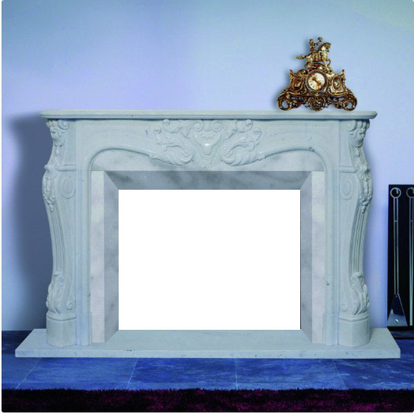 Облицовка для дровяных каминов DeMarco TEFIDA Crystal White, цвет белый мрамор
