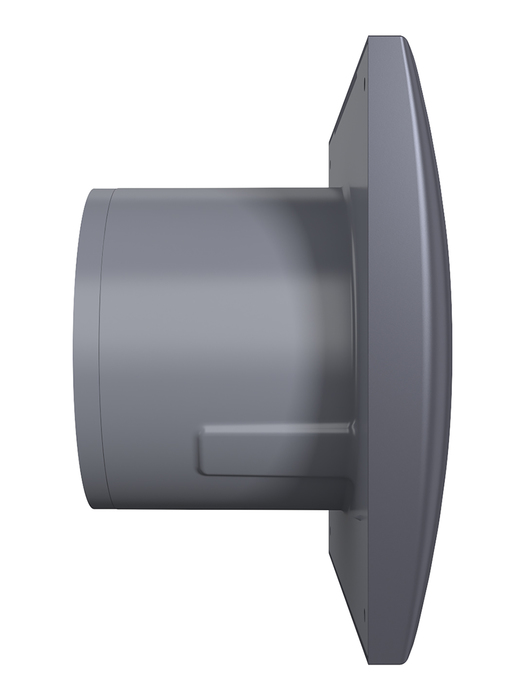 Вытяжка для ванной диаметр 100 мм ERA AURA 4C dark gray metal, размер 100 - фото 3