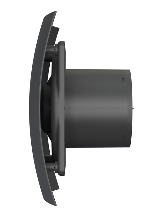 Вытяжка для ванной диаметр 100 мм DiCiTi BREEZE 4C Matt black, цвет черный - фото 3