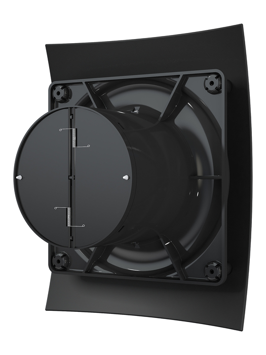 Вытяжка для ванной диаметр 100 мм DiCiTi BREEZE 4C Matt black, цвет черный - фото 4