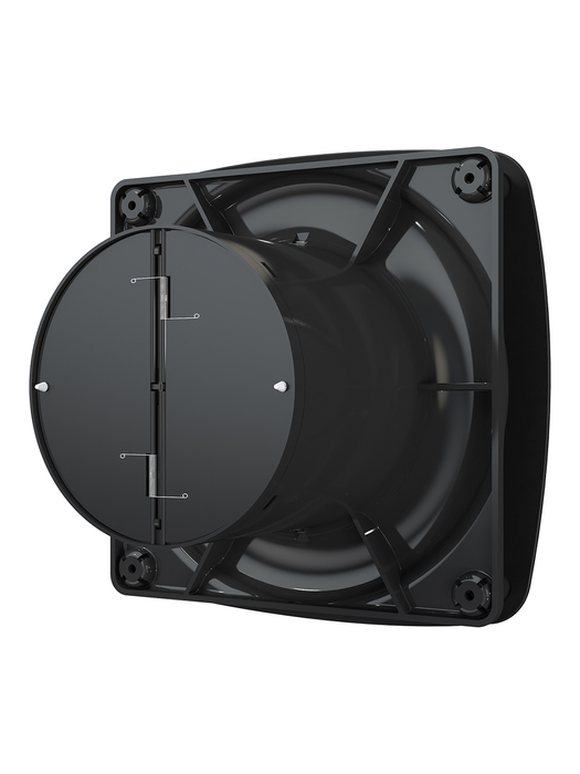 Вытяжка для ванной диаметр 100 мм DiCiTi RIO 4C Matt black, размер 98 - фото 4