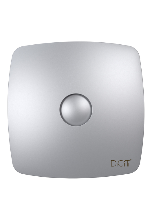 Вытяжка для ванной диаметр 100 мм DiCiTi Rio 4C gray metal, цвет серый, размер 98 - фото 2