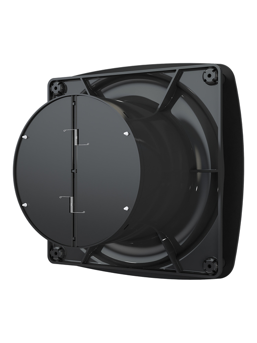 Вытяжка для ванной диаметр 125 мм DiCiTi Rio 5C matt black, цвет черный, размер 123 - фото 4